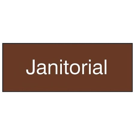 Accuform 8 in W x 3 in H, Engraved Plastic PSG870BR